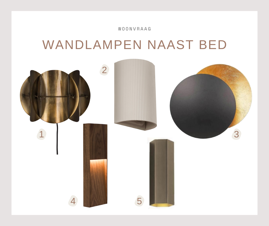 Woonvraag: Welke lamp naast mijn bed? - Wandlampen