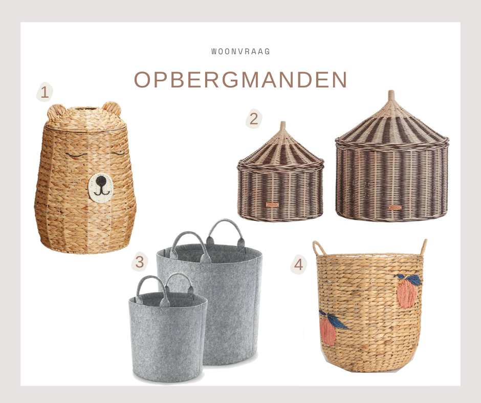 Speelgoed - opbergmanden