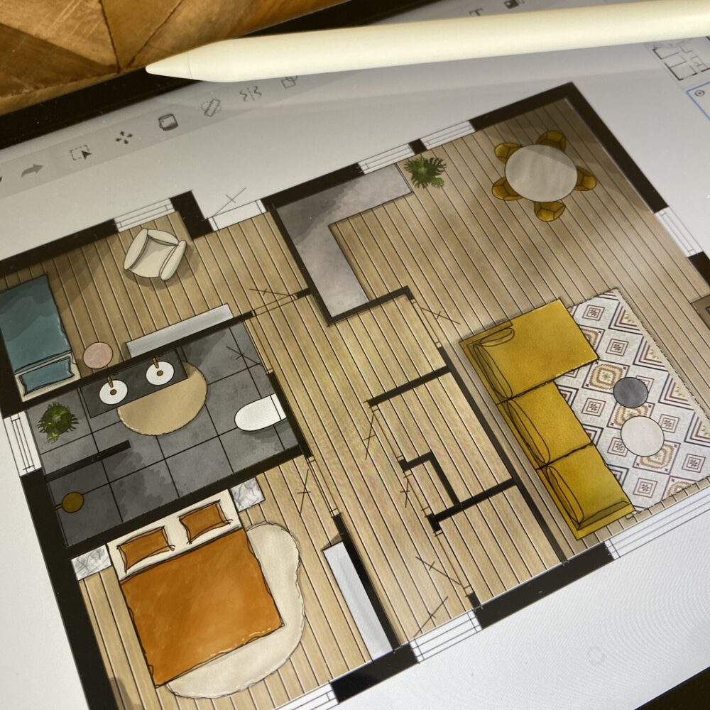 Plattegrond tekenen op de iPad