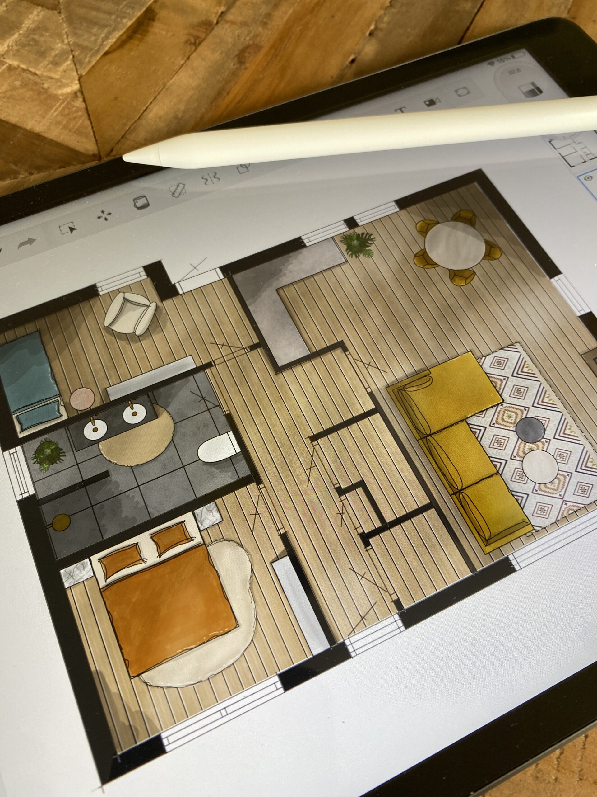 Plattegrond tekenen op de iPad