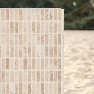 EN CASA collectie - COLUMNA beige natuursteen detail