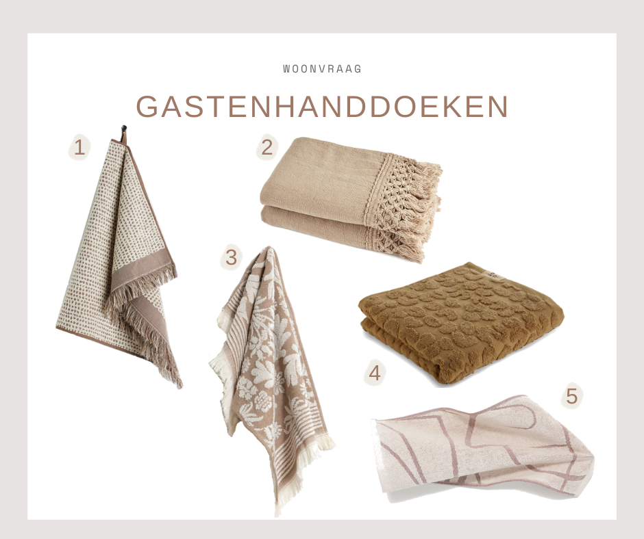 Styling badkamer - gastenhanddoeken