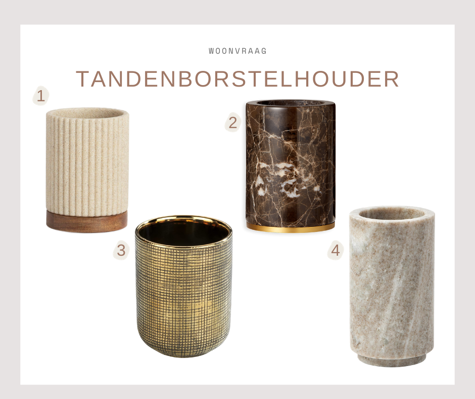 Styling badkamer - tandenborstelhouders