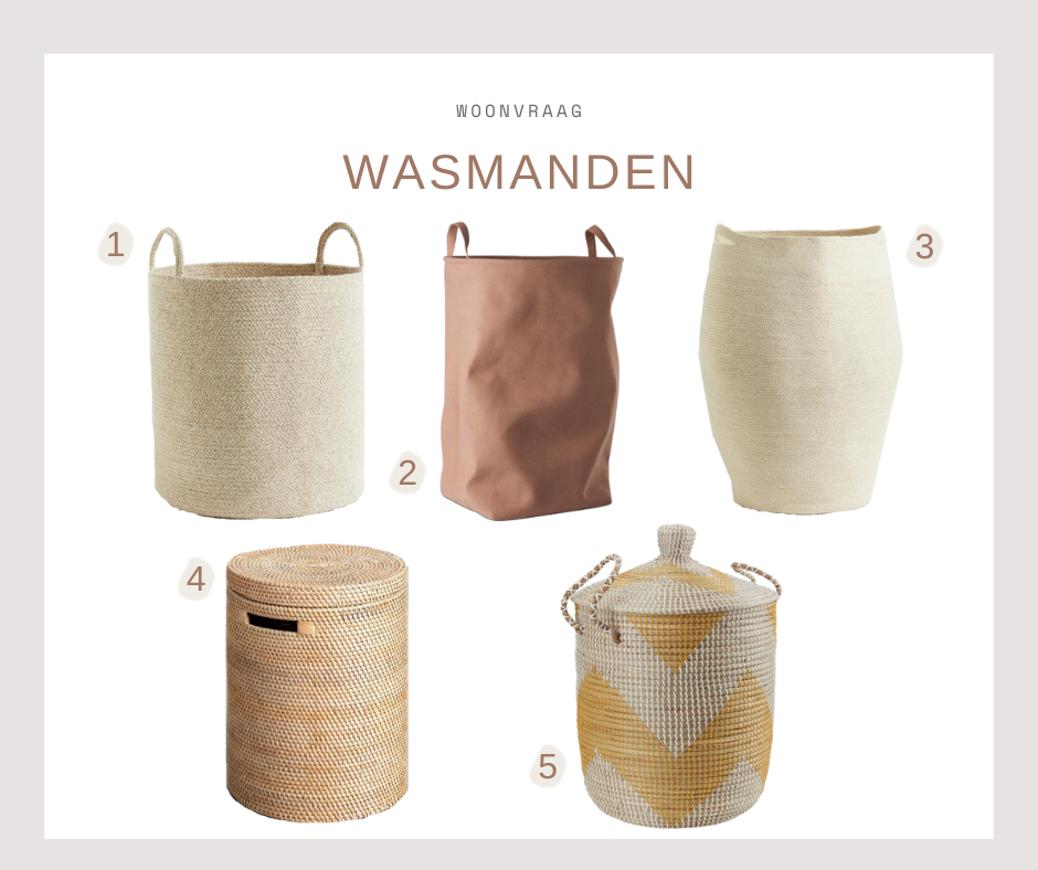 Styling badkamer - wasmanden