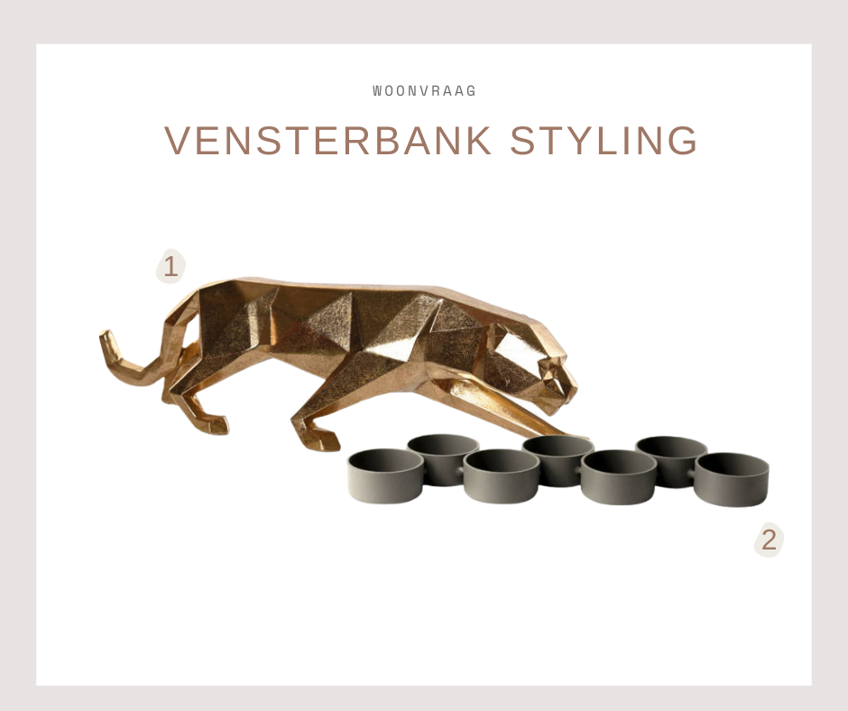 Vensterbank styling - breedte benadrukken