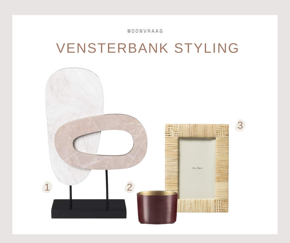 Vensterbank styling - hoogteverschil