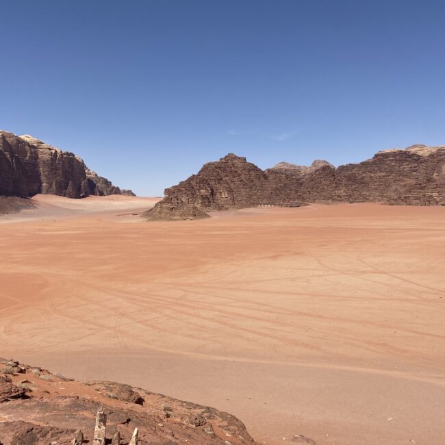 Woestijn Wadi Rum in Jordanië